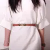 Cinturón Ajustable para Mujer Vestido Camisa Chaqueta Accesorios Decorativos Cubierta para la Cintura de Moda Todo-partido Cadena Sencilla para la Cintura