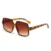Gafas de sol cuadradas simples con montura grande estilo coreano para mujer Gafas de sol de moda transfronterizas europeas y americanas Gafas de sol anti-UV para hombre y mujer