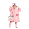 Capas de Chuva Atacado Personalizadas para Meninos e Meninas, Crianças de Jardim de Infância, Alunos do Ensino Fundamental, Bebês, Ponchos de Chuva Grandes Compatíveis com Mochilas, Peça Única Impermeável