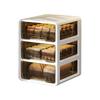 Caja de Almacenamiento para Ropa Interior Doméstica, Ropa Interior y Calcetines Caja Organizadora Tipo Cajón Tres en Uno Caja de Almacenamiento de Gran Capacidad a Prueba de Polvo y Humedad
