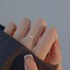 Anel de Nó Feminino Nicho Alto Nível Simples Personalidade Estilo ins Pequeno Anel de Nó Aberto
