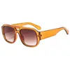 Óculos de Sol Personalizados de Lente Dupla para Mulheres Óculos de Sol Quadrados Retro Europeus e Americanos Tendência Celebridade da Internet Fotografia de Rua Proteção Solar Óculos de Moda para Homens