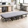 Cama plegable ajustable para siestas con ruedas para siestas en la oficina, cama individual para acompañantes de hospital, pernoctas, portátil y fácil de guardar