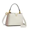 2025 Nueva Bolso Cruzado Estilo Coreano Elegante Bolso para Mujeres de Mediana Edad Bolso Grande Bolso de Madre Bolso de Mano Simple de Moda Primavera y Verano
