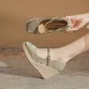 Jin Gang MJ90201 Primavera e Outono Novo Mary Jane Pescador Plataforma Wedge Sapatos de Salto Alto Plataforma Impermeável Tira Única Fivela Espadrille