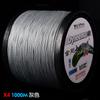 Venta al por mayor de fábrica 1000 metros 8 hebras King Kong Dalie Línea de PE boca de gallo subida micro-línea 4 red tejida línea de pesca