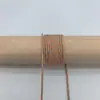 Em estoque corda de poliéster 2mm com núcleo torcido, corda de guarda-chuva mesclada, puxador de bolsa, tecelagem manual, corda para pendurar DIY, decoração de cauda de puxar à prova de vento, pingente de gota
