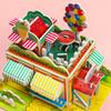 3D Estéreo Jigsaw Card Aluno DIY Handmade Montado Imagem Educação Infantil Puzzle Puzzle Stall Grande Imagem Emendada