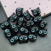 Cuentas acrílicas con forma de gato, con agujeros horizontales, forma de búho, ojo grande, hechas a mano, para pulsera y llavero