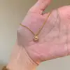 Collar de Plata de Ley S925 Color Dorado con Pista de Estrella Entrelazada Incrustada de Diamantes para Mujer, Diseño de Nicho con un Toque de Lujo, Lujo Ligero, Cadena para Clavícula Personalizada