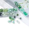 Accesorios para collar y pulsera hechos a mano, serie navideña verde, cuentas sueltas, cadena para teléfono móvil, accesorios con cuentas, venta al por mayor