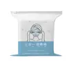 Almohadillas de Algodón Húmedo Elásticas Tres en Uno para Aplicación Facial, Combinación Perforada para Ojos, Boca y Nariz, Tipo Delgado