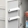 Prateleira Criativa para Sacos de Lixo de Cozinha, Filme Plástico, Rolo de Massa, Multifuncional, Prateleira de Parede sem Furos