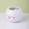 Chaozhou Yuanwang Decoración de Escritorio Personalizada DIY Dibujos Animados Animales Lindos Maceta Cerdo Blanco Rosa Habitación Adornos Pequeños