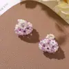 Fotografia Original Fofas Coloridas Mini Bolsas Artificiais Feitas à Mão Brincos DIY Brincos Chaveiros Flor para Sapato Acessórios