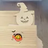 Nuevas puertas y ventanas de madera para dormitorio, decoración del hogar transfronteriza para sala de estar 2026, madera decorativa de calabaza de Halloween
