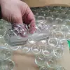 Suministro 24 horas taza de lámpara de mantequilla de loto botella de vidrio de loto plano taza de vidrio para vela