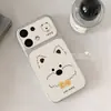 Adecuado para funda de teléfono móvil Opporeno16, Nueva anticaída Reno16 Estilo coreano de alta gama Líneas de corbata de lazo para mujer West Highland