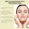 Mascarilla Revitalizante Eelhoe con Niacina y Vitamina C (Bolsa) Mascarilla Hidratante, Humectante y Suavizante para el Cuidado de la Piel