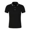 Camisa Polo Personalizada de Manga Corta con Solapa Algodón Piqué Mercerizado de 40 Hilos Absorbente de Humedad Transpirable Camisa Publicitaria Camisa Cultural Uniforme de Grupo