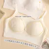 Chaleco Sujetador Inalámbrico para Niñas en Periodo de Desarrollo, Ropa Interior para Estudiantes, Cómodo, de Soporte, Anticaída, Estilo Fino de Verano