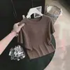 Camiseta Delgada de Seda de Hielo de Verano 2026 Blusa para Mujer Top de Manga Murciélago Camisa de Punto Holgada