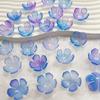 Gelatina degradado flor de peonía con cuentas material para accesorios diy al por mayor cuentas sueltas accesorios para pulseras material de flor de fénix hecho a mano