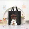 Bolsa Plegable de Tela No Tejida Portátil con Dibujos Animados Lindos para Snacks Bolsa de Regalo Bolsa Ecológica Bolsa de Compras Supermercado Bolsa de Regalo