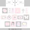 Wowkawakawriting Lindo Papel de Fondo Decorativo Collage de Papel Material para Manual de Segunda Fase Base de Corte para Película Coreana DIY