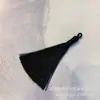 Directo de fábrica 8CM borla corta y gruesa con púas colgante antiguo Hanfu marcapáginas estilo chino anillo de tracción accesorios de borla