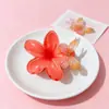 Novo Prendedor de Cabelo Borboleta Plumeria Transfronteiriço Amazon Cor de Doce Flor de Praia Prendedor de Cabelo Doce Acessório de Cabelo para Mulheres