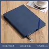 Cuaderno de Piel de Oveja Retro A5B5 con Correa, Cuaderno de Piel Suave, Cuaderno de Reuniones de Negocios de Gama Alta, Se Puede Imprimir con Logo