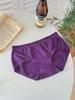 Ropa interior de mujer de algodón puro fino con ribete de encaje sencillo y entrepierna de doble capa que no pellizca los glúteos, venta al por mayor en stock, dulce y transpirable para damas