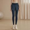 Pantalones de yoga de dos piezas falsos para mujer, cintura alta, realce de glúteos, compresión abdominal, pantalones para correr, mallas elásticas, pantalones de fitness deportivos talla grande, pantalones