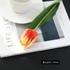 Mini flor de tulipa artificial buquê de flores artificiais para casamento adereços para fotos decoração de casamento para casa flor artificial atacado