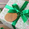 Em estoque atacado embalagem de presente de casamento fita cor verde têxtil para casa poliéster fita de impressão 23 m/rolo