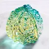 Texto de cristal brincar cor de nogueira bola de ginástica exercício para os dedos rede peça de mão popular brinquedo vidro em estoque