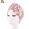 Gorro con Pañuelo de Cabeza de Moda Europeo y Americano, Turbante Elástico de Algodón, Gorro para Dormir, Gorro de Moda Tjm-412