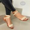 Comercio exterior transfronterizo verano 2021 nuevo plano 40-43 hebilla casual Sandalias Sandalias para mujer