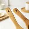 Venta al por mayor del fabricante Cuchara de bambú para arrocera, Cuchara para servir arroz antiadherente, Cuchara de arroz de bambú biodegradable para sushi para el hogar