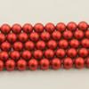 Austria Shijia Cristal 5810-2027 Rojo Profundo Perla con Agujero Pasante Pendientes DIY Pendientes Colgante Accesorios de Cuentas