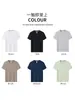 Camiseta Base Nueva de Verano Lujo Ligero, Blanca para Exteriores Sensación de Hielo Camiseta de Viscosa de Comercio Exterior, Camiseta Deportiva de Manga Corta para Hombre Personalización