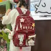Mochila Coreana Ins Nueva de Aspecto Elegante, Fresca y Dulce para Estudiantes de Secundaria y Preparatoria, Multicompartimentos, Ligera, Gran Capacidad