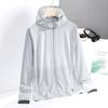 Roupas de proteção solar de seda de gelo para homens e mulheres verão roupas de pele leve Proteção UV respirável roupas de proteção solar casaco de pesca masculino