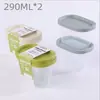 Caixa Doméstica de Grau Alimentício para Conservação de Alimentos Caixa de Almoço Especial para Aquecimento em Micro-ondas Refrigerador Caixa de Almoço Selada para Frutas e Vegetais Caixa de Armazenamento