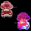 Novos Acessórios para Crocs Dia dos Namorados Sapatos com Luz Led Piscante Fivelas de Flor para Sapatos Flor de Sapato Luminosa DIY de Alta Qualidade Acessórios Transfronteiriços