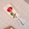 Día de San Valentín Chino Caja de Regalo Plegable de Flores Empaque para Ramo de Flores Individual Bolsa de Empaque para Flor de Rosa Caja Individual Impermeable para Flores Venta al por Mayor