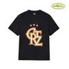 Marca de moda estadounidense Corteiz Camiseta Casual Deportiva Holgada de Manga Corta con Estampado de Barco de Crucero Alcatraz para Pareja