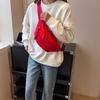 Crossbody saco peito lona bolsa casual para mulheres 2023 nova moda verão esportes nicho all-matching ins bolsa cintura