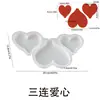 Chunqi decoração de jardim pastoral flor e folha inserção molde de silicone DIY vela perfumada molde de gesso